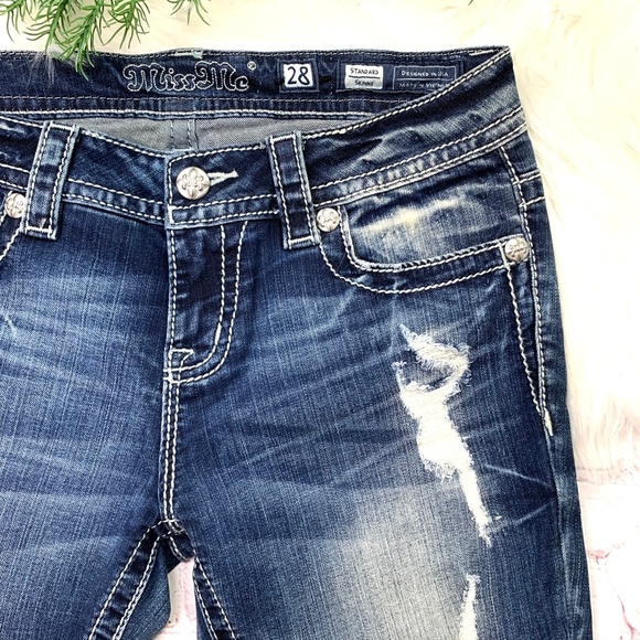 🚫SOLD!👖NWT🌲I•MISS ME•I Standard Skinny Jeans 28 - Picture 5 of 8